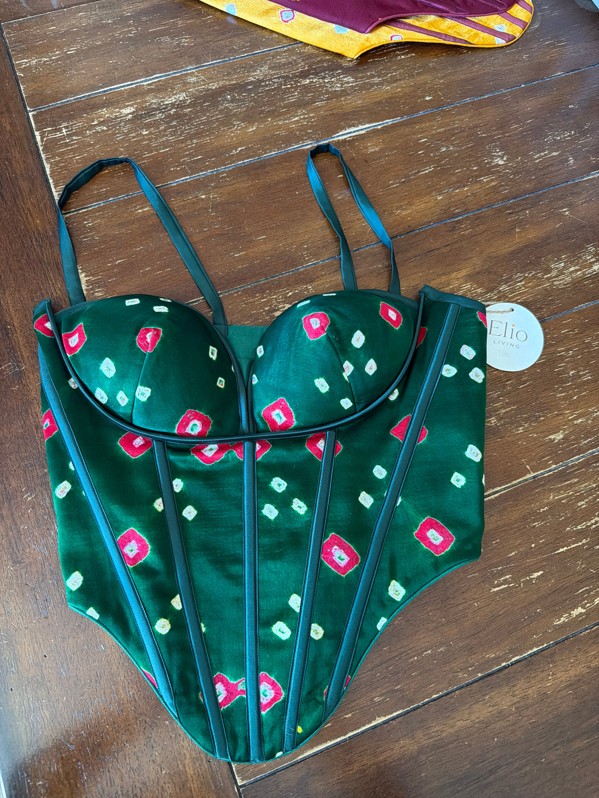 Bandhej Corsets (tie and dye)