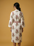 Gulab - Luxury Block Print Cotton Kimono